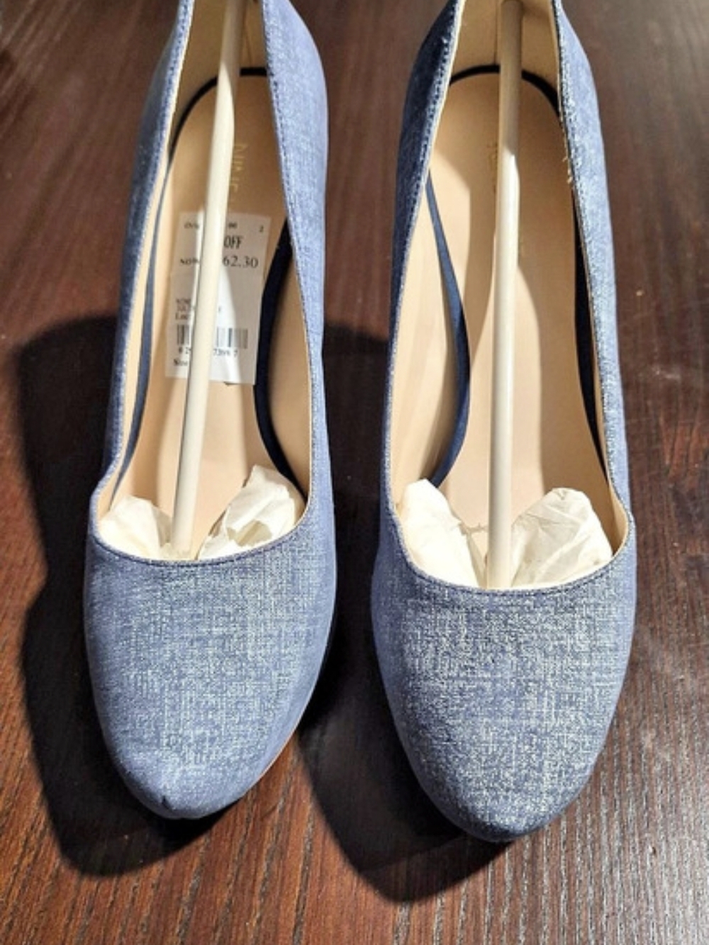 Nine West Fresh Rounded Toe Pumps Blue